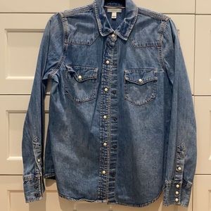 J. Crew denim button up